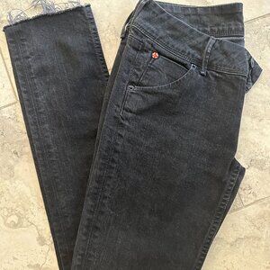 HUDSON black Denim Collin Flap Skinny size 27